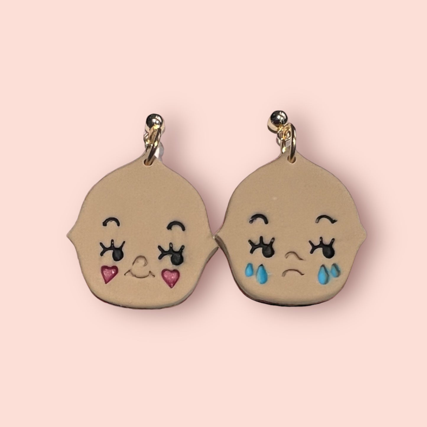 Kewpie Polymer Clay Earrings