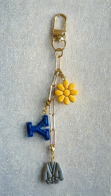 Stars Hollow-Inspired Bag Chain With Your Choice of 3 Charms